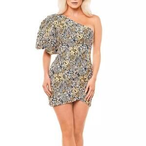NEW Atoir by Revolve Cameo Bloom Dare To Love Puff Sleeve Mini Dress